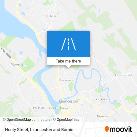 Henty Street map