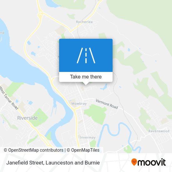 Janefield Street map