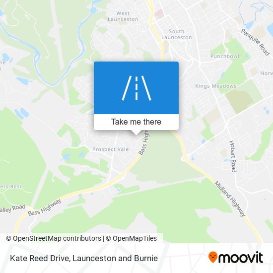Kate Reed Drive map
