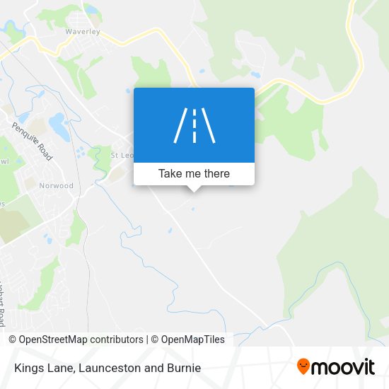 Kings Lane map