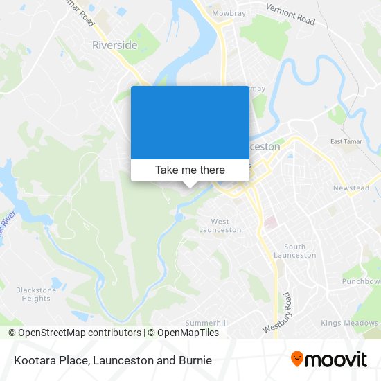 Kootara Place map