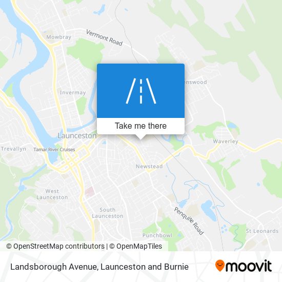 Landsborough Avenue map