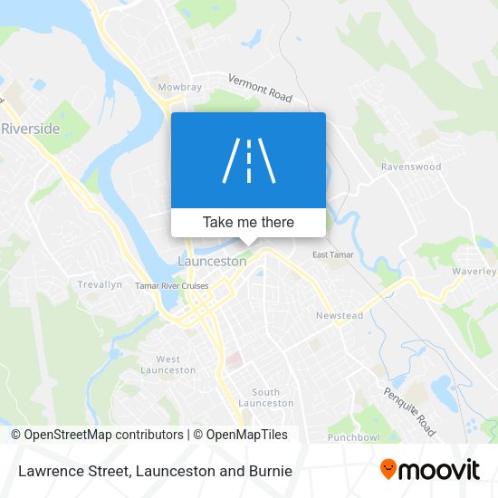 Lawrence Street map