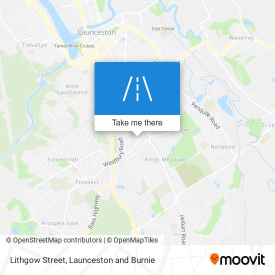 Lithgow Street map