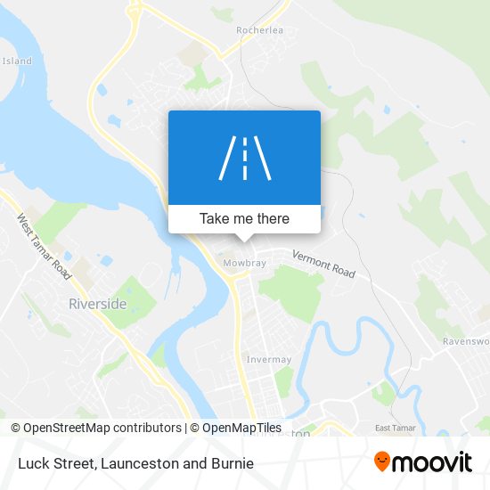 Luck Street map