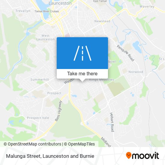 Malunga Street map