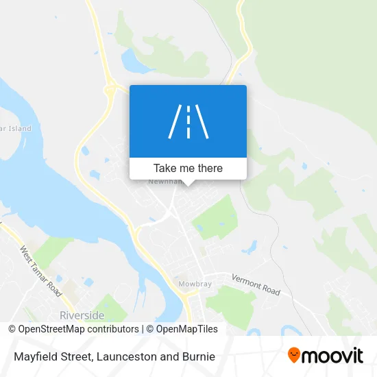 Mayfield Street map