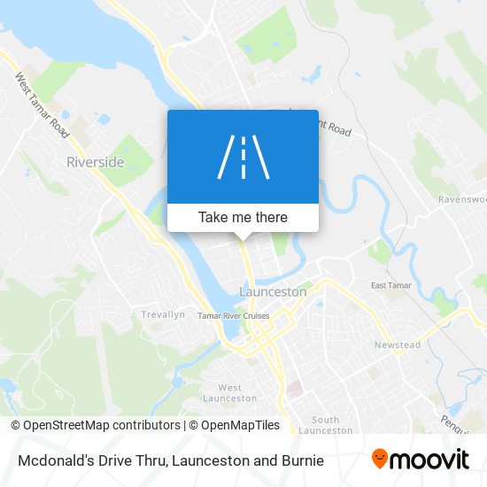 Mcdonald's Drive Thru map