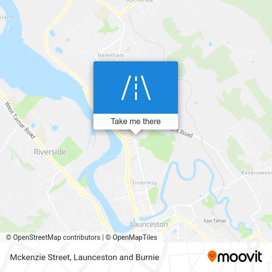 Mckenzie Street map