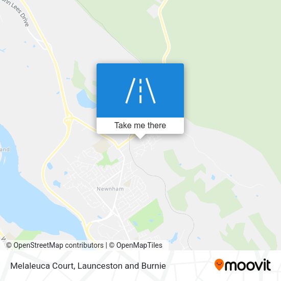 Melaleuca Court map