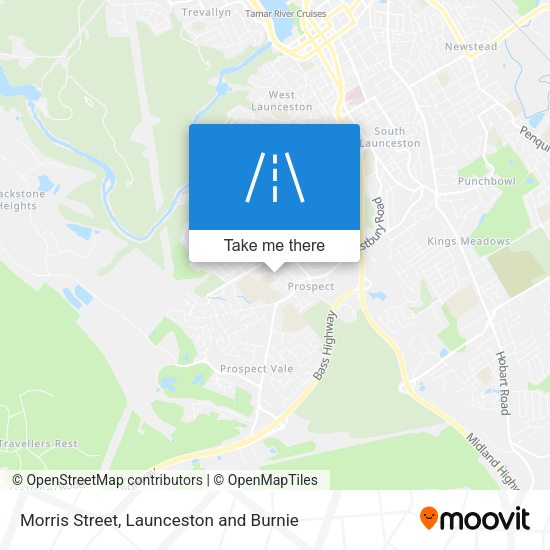 Morris Street map