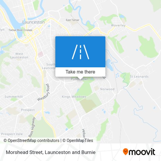 Morshead Street map