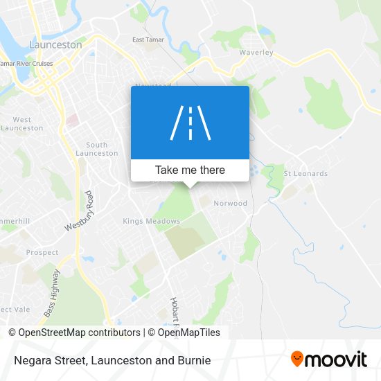 Negara Street map
