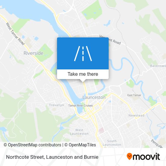Northcote Street map