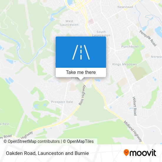 Oakden Road map