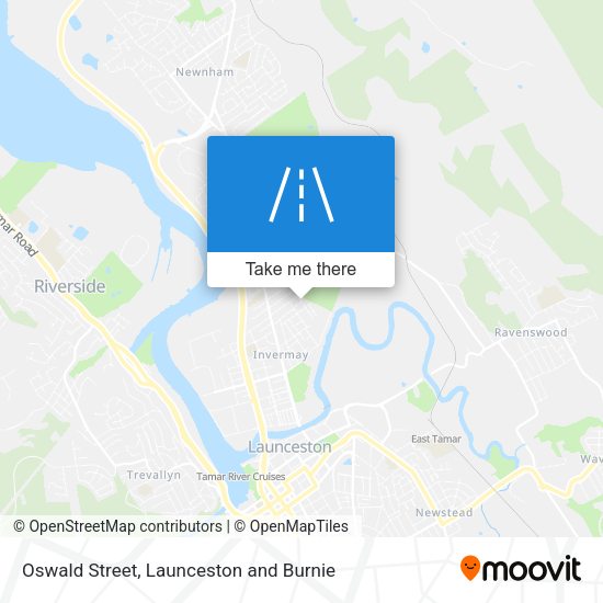 Oswald Street map