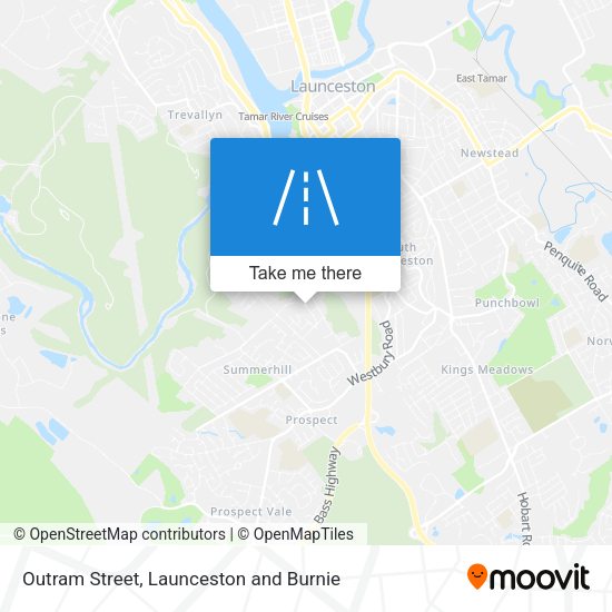 Outram Street map
