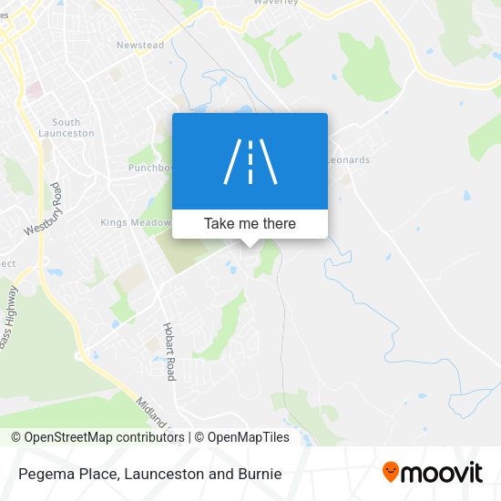 Pegema Place map