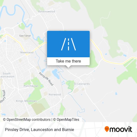Pinsley Drive map