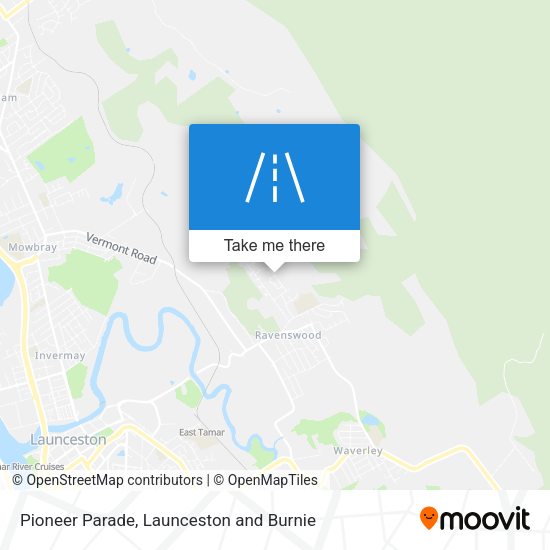 Pioneer Parade map