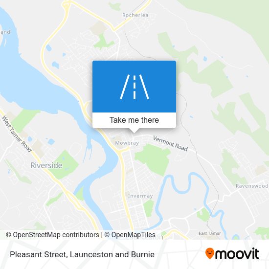 Pleasant Street map