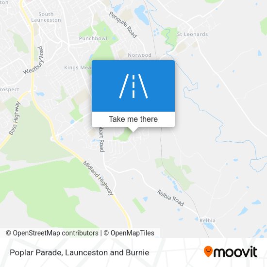 Poplar Parade map