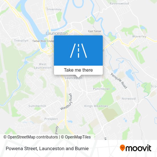 Powena Street map