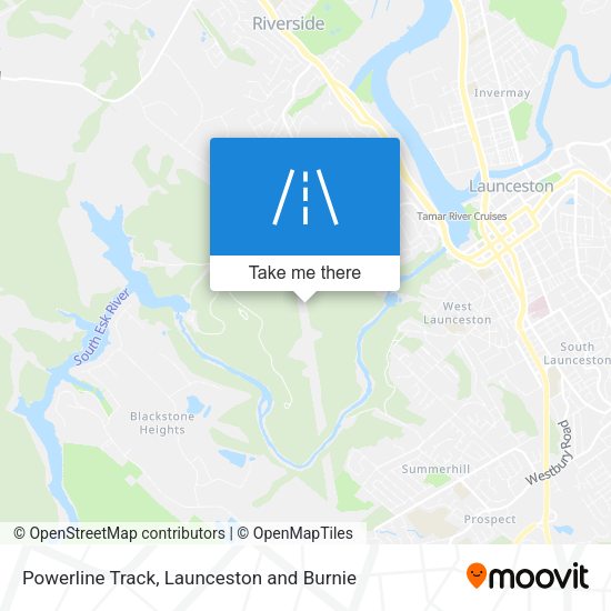 Powerline Track map