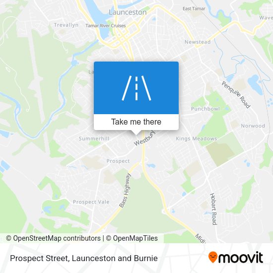 Prospect Street map