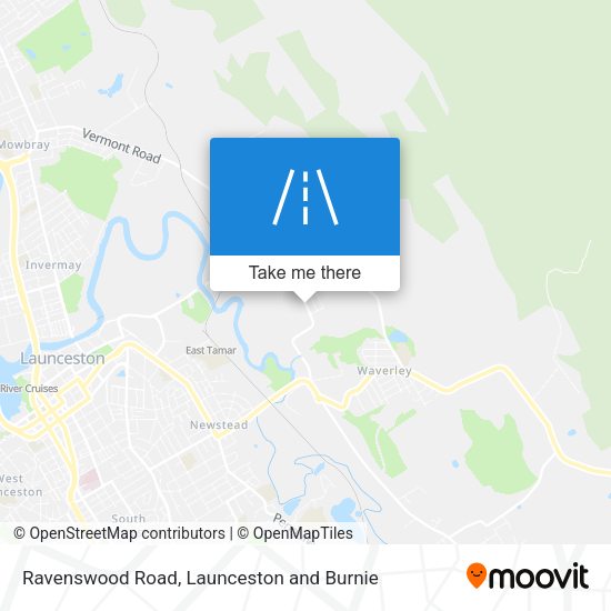Ravenswood Road map