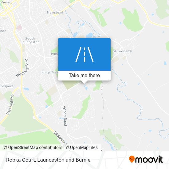 Robka Court map