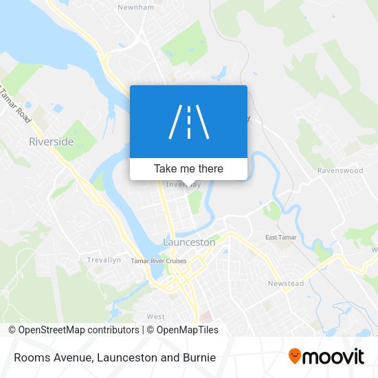 Rooms Avenue map