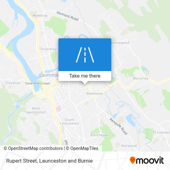 Rupert Street map