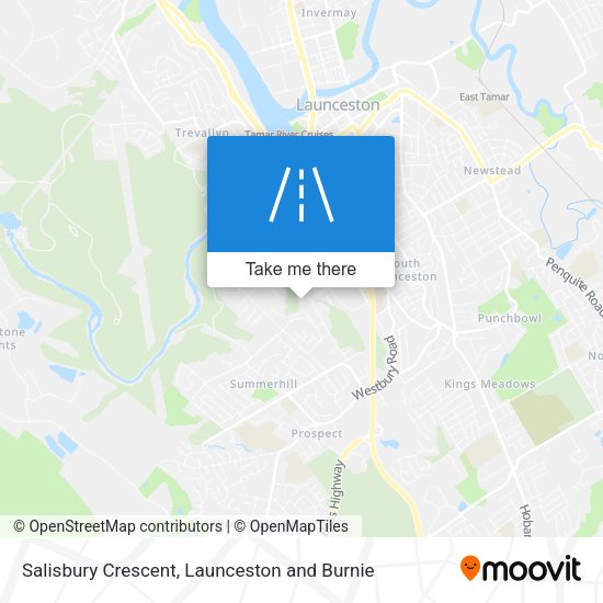 Salisbury Crescent map