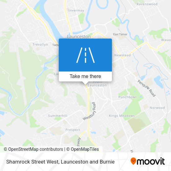 Shamrock Street West map