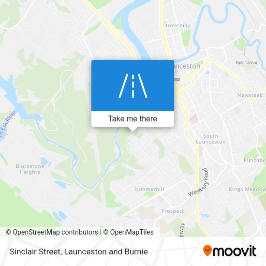 Sinclair Street map