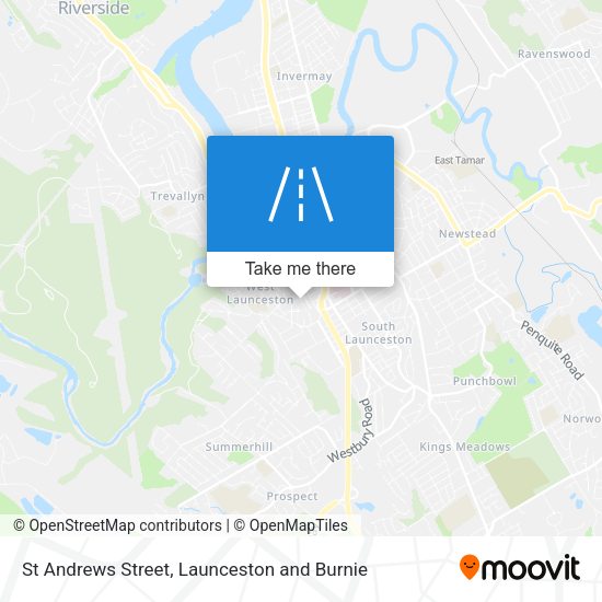 St Andrews Street map
