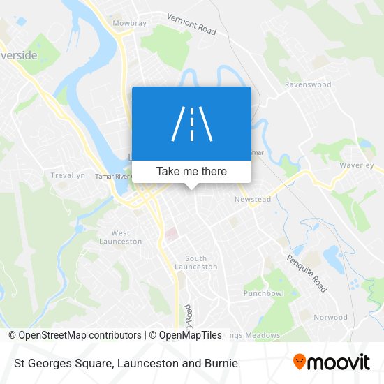 St Georges Square map