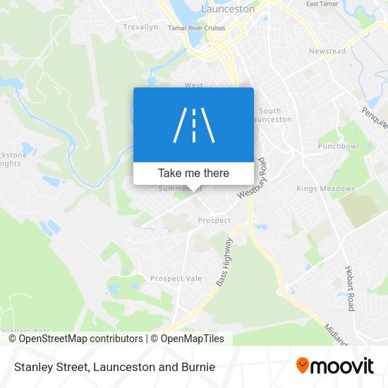 Stanley Street map