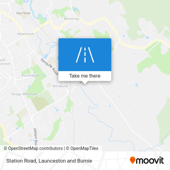 Station Road map
