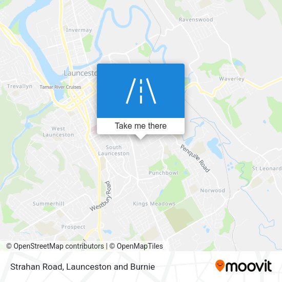 Strahan Road map