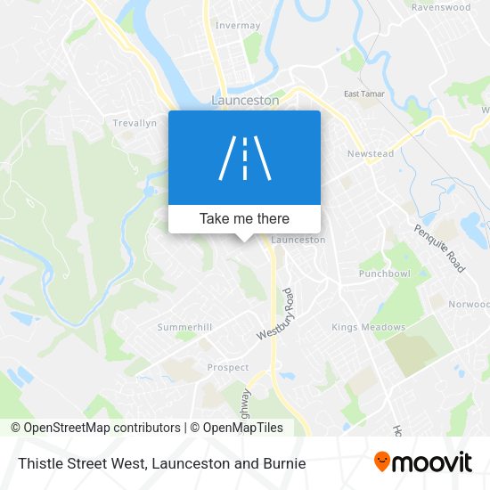 Thistle Street West map