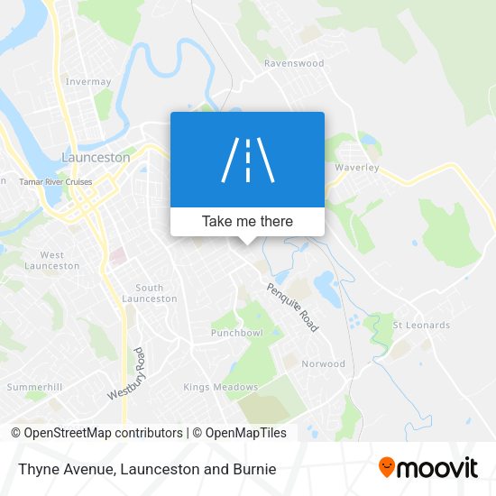 Thyne Avenue map
