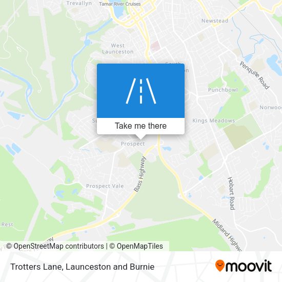 Trotters Lane map