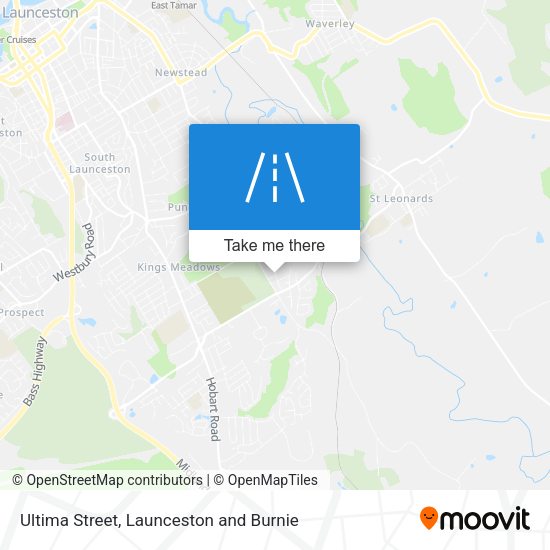 Ultima Street map
