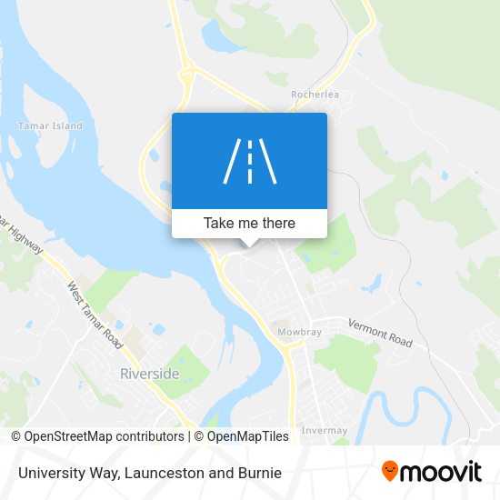 University Way map
