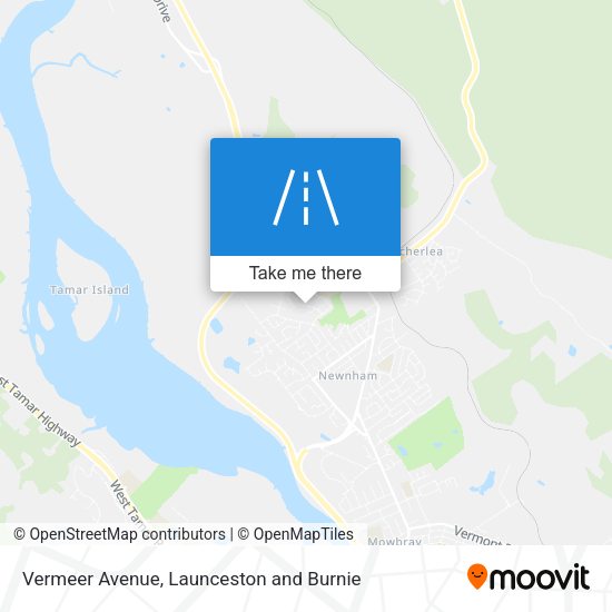 Vermeer Avenue map