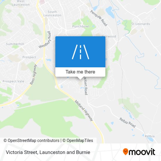 Victoria Street map