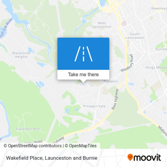 Wakefield Place map