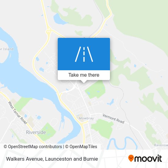Walkers Avenue map